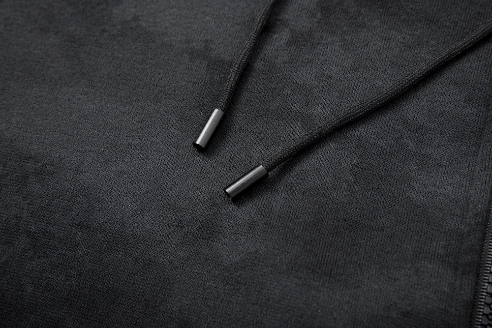 Men’s Zip-Up Hooded Sweatshirt | Slim Fit Long Sleeve Hoodie Jacket for Casual & Sportswear