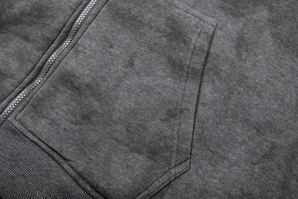 Men’s Zip-Up Hooded Sweatshirt | Slim Fit Long Sleeve Hoodie Jacket for Casual & Sportswear