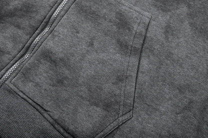 Men’s Zip-Up Hooded Sweatshirt | Slim Fit Long Sleeve Hoodie Jacket for Casual & Sportswear