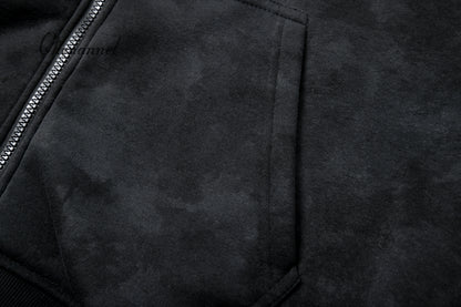 Men’s Slim Fit Zip-Up Hoodie | Long Sleeve Hooded Sweatshirt Casual Sportswear Jacket