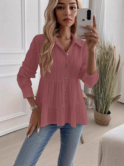 Women’s Casual Versatile Long Sleeve Shirt