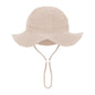 Baby Cotton Bucket Hat – Soft Breathable Sun Protection Basin Hat