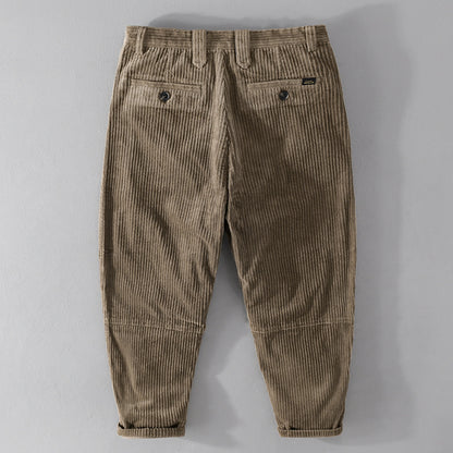 Men’s Retro Corduroy Trousers – Loose-Fit Casual Pants