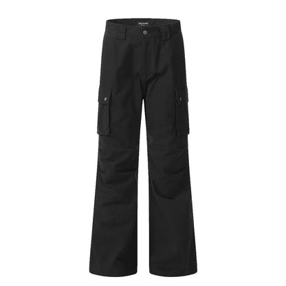 Men’s Retro Workwear Pants – High-Street Casual Versatile Trousers