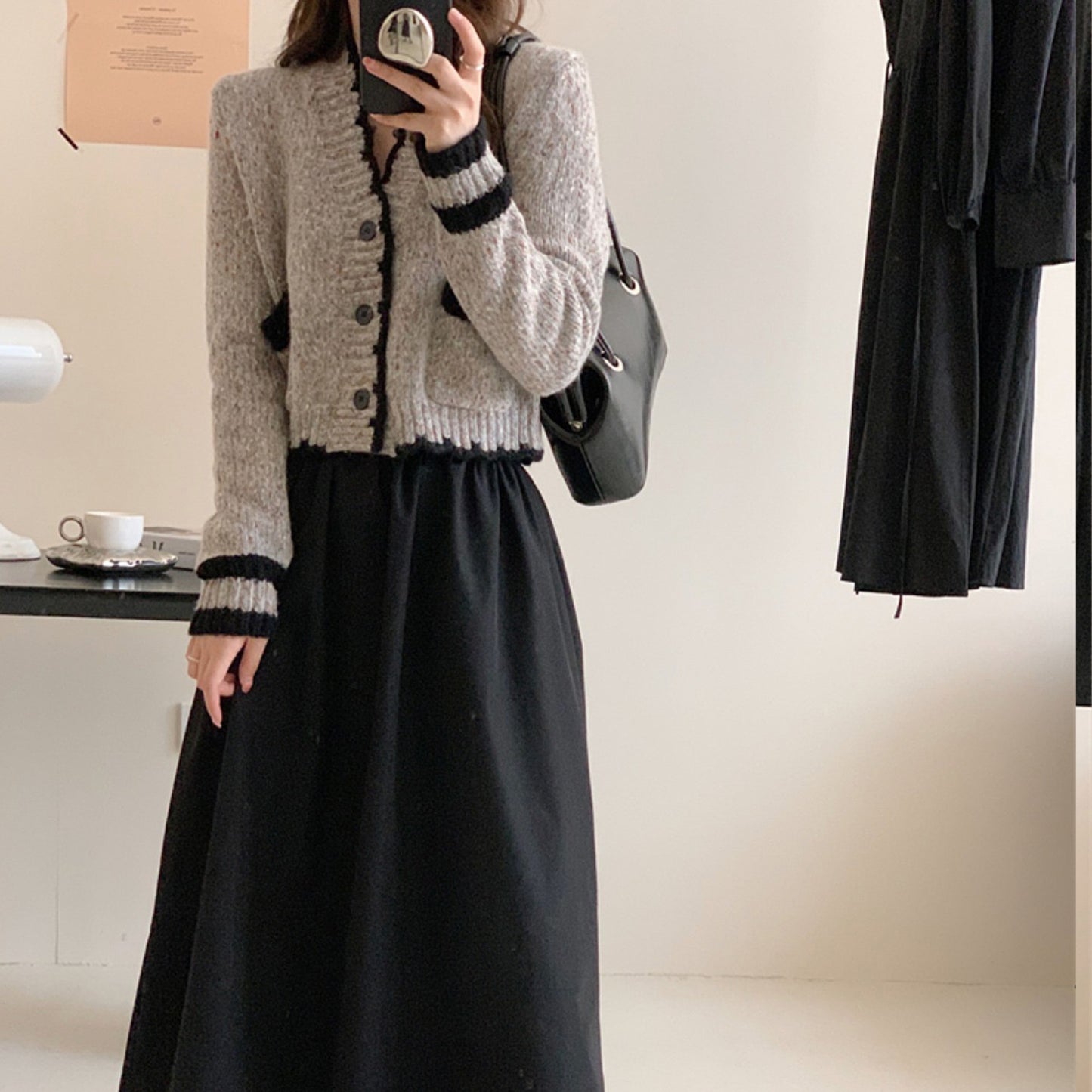 French Style Women’s Knitted Cardigan – Spring Sweater Top, Lightweight Knitwear, Casual Women’s Clothing