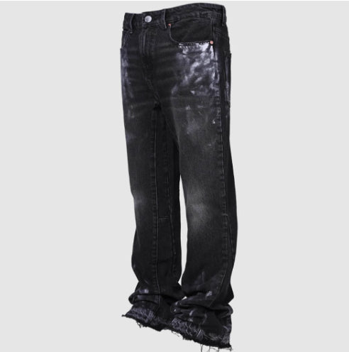 Men’s Straight-Leg Denim Pants – Street Style Casual Jeans