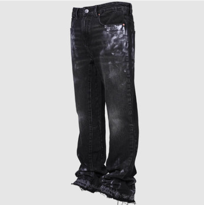 Men’s Straight-Leg Denim Pants – Street Style Casual Jeans