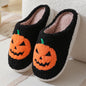 Halloween Pumpkin Slippers – Warm Winter Indoor House Shoes for Women & Men