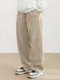 Men’s Casual Drawstring Trousers – Loose-Fit Straight Pants with Pockets for Sports & Everyday Wear