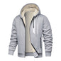 Men’s Cashmere Fleece Hoodie – Thick Warm Jacket