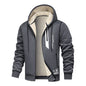 Men’s Cashmere Fleece Hoodie – Thick Warm Jacket