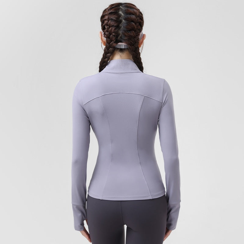 Autumn Outdoor Yoga Clothes Sports Coat For Women