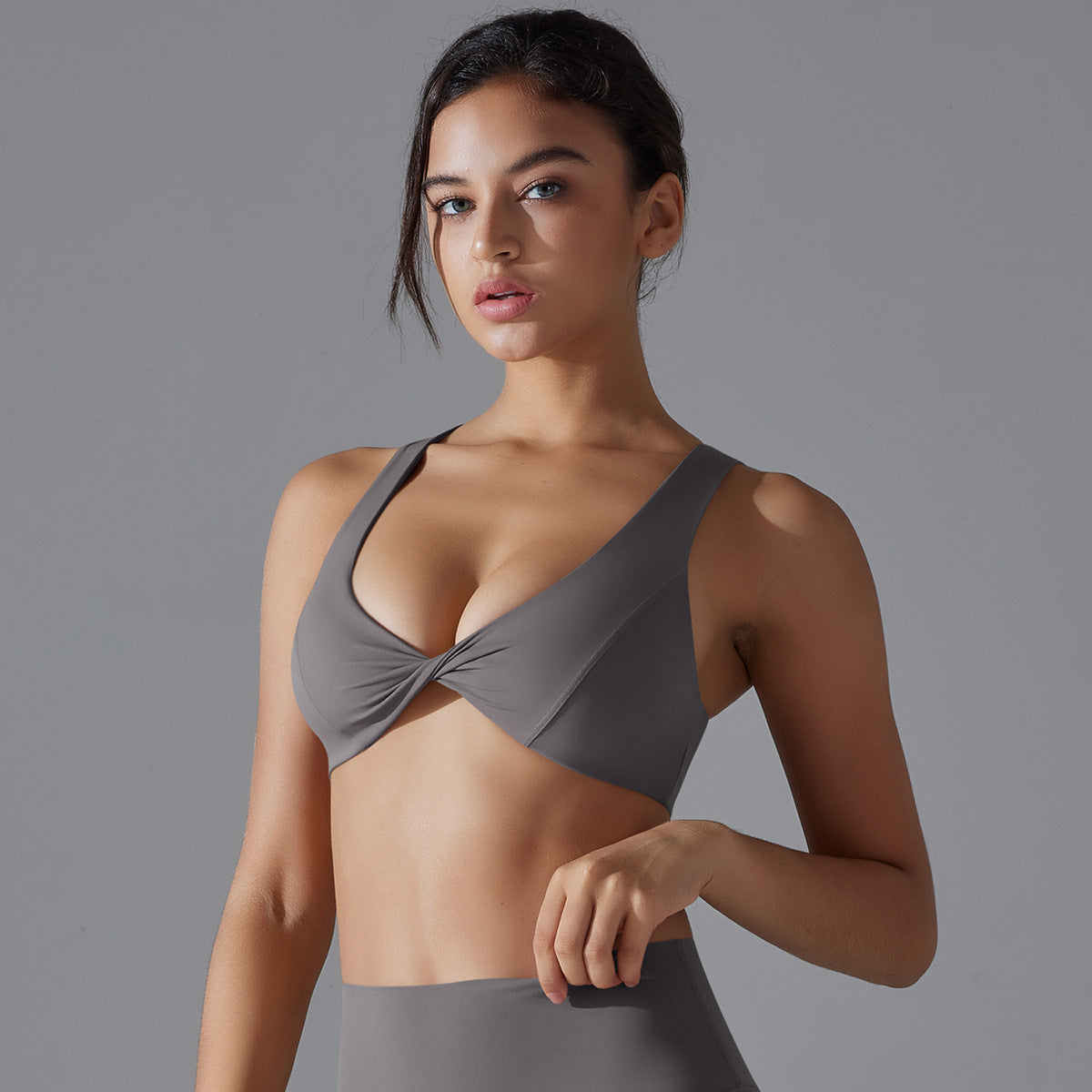 Solid Color Fashion Yoga Clothes Bra For Women