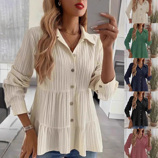 Women’s Casual Versatile Long Sleeve Shirt