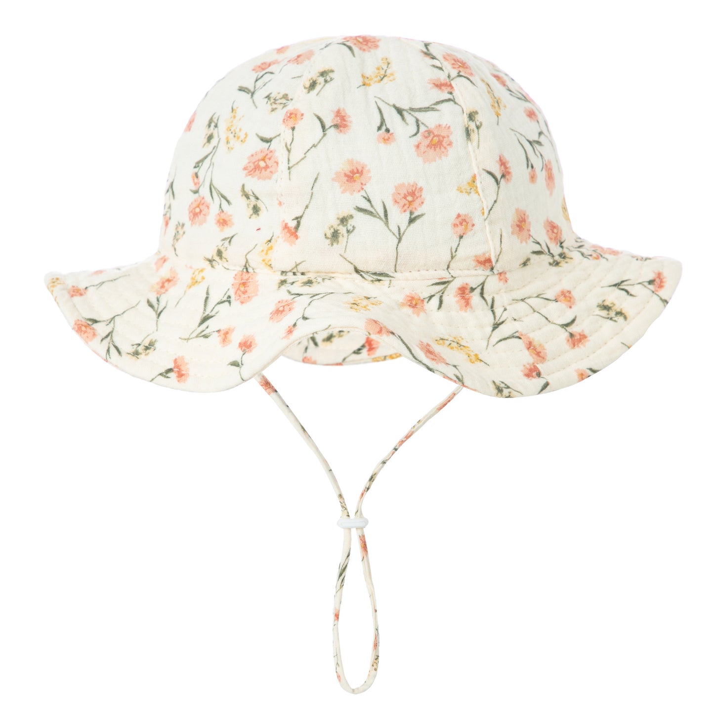 Baby Cotton Bucket Hat – Soft Breathable Sun Protection Basin Hat