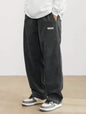 Men’s Casual Drawstring Trousers – Loose-Fit Straight Pants with Pockets for Sports & Everyday Wear