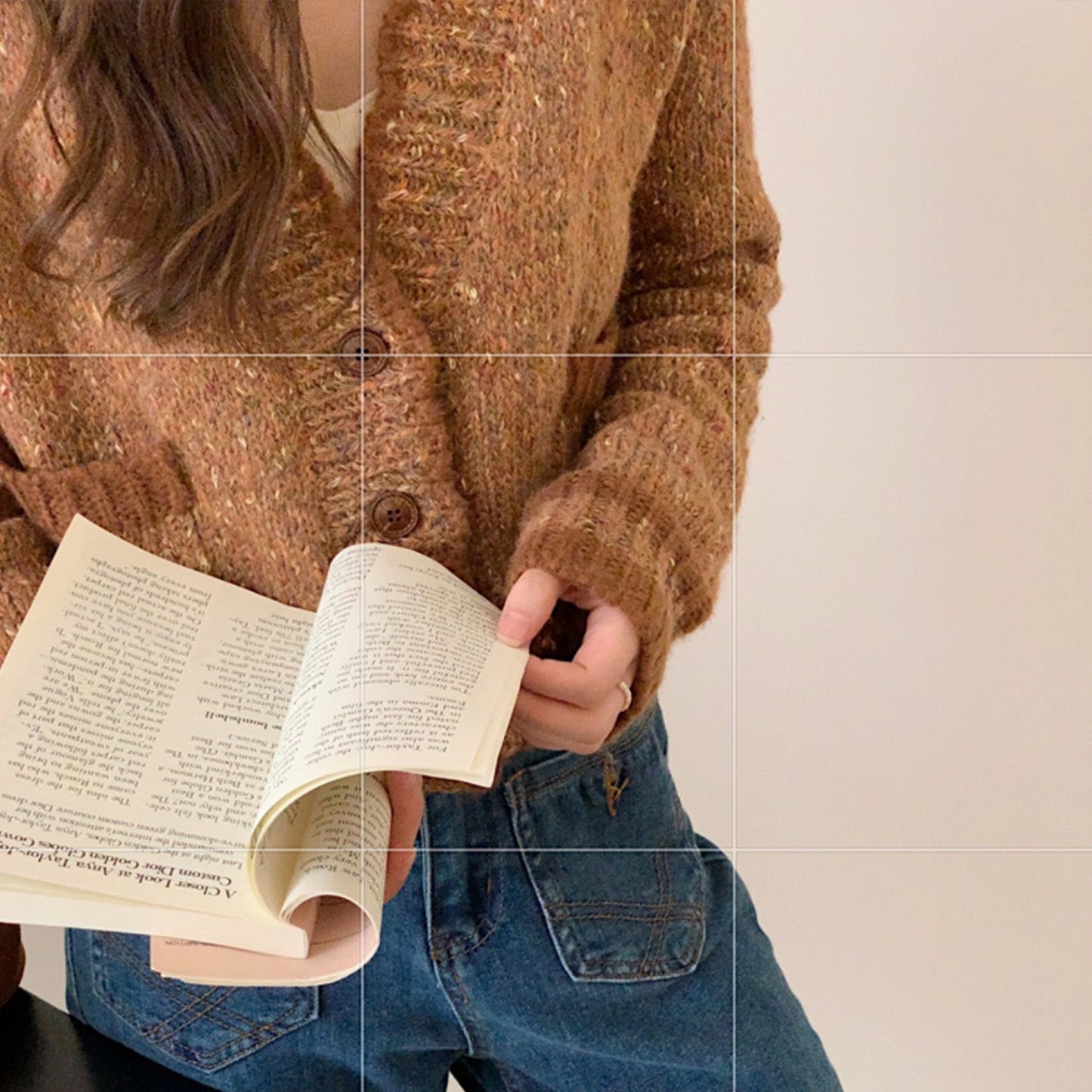 French Style Women’s Knitted Cardigan – Spring Sweater Top, Lightweight Knitwear, Casual Women’s Clothing