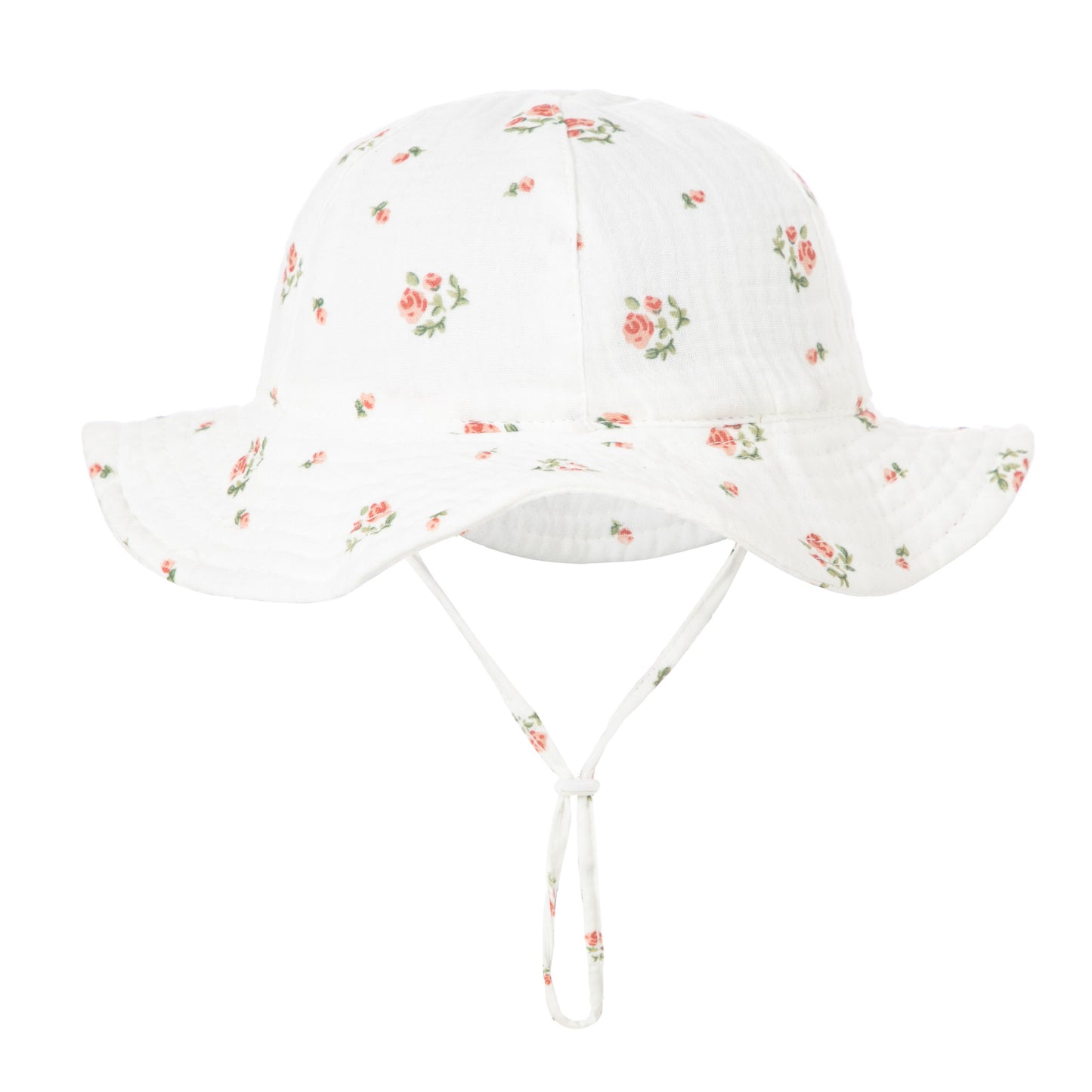 Baby Cotton Bucket Hat – Soft Breathable Sun Protection Basin Hat