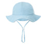 Baby Cotton Bucket Hat – Soft Breathable Sun Protection Basin Hat