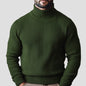 Men’s Knitted High-Neck Zip-Up Sweater – Long Sleeve Knit Jacket