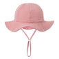 Baby Cotton Bucket Hat – Soft Breathable Sun Protection Basin Hat