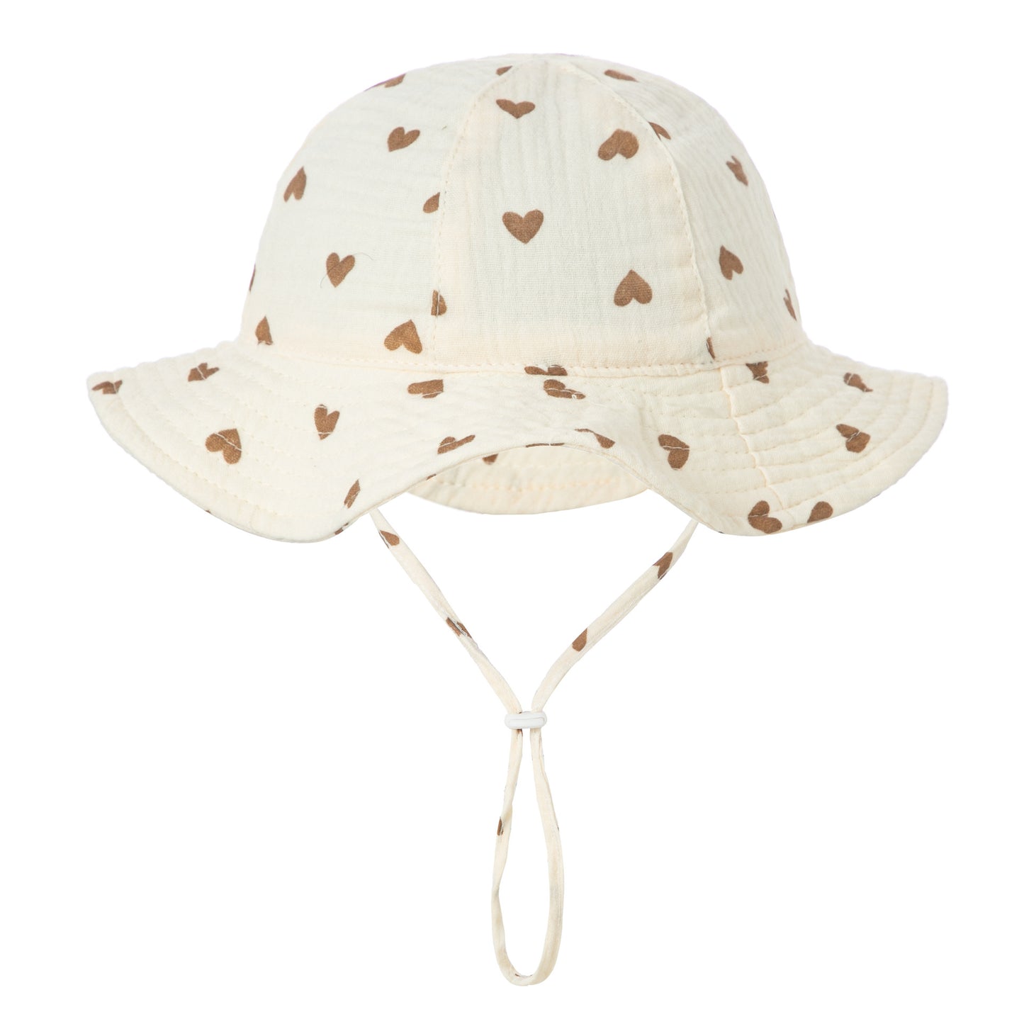 Baby Cotton Bucket Hat – Soft Breathable Sun Protection Basin Hat