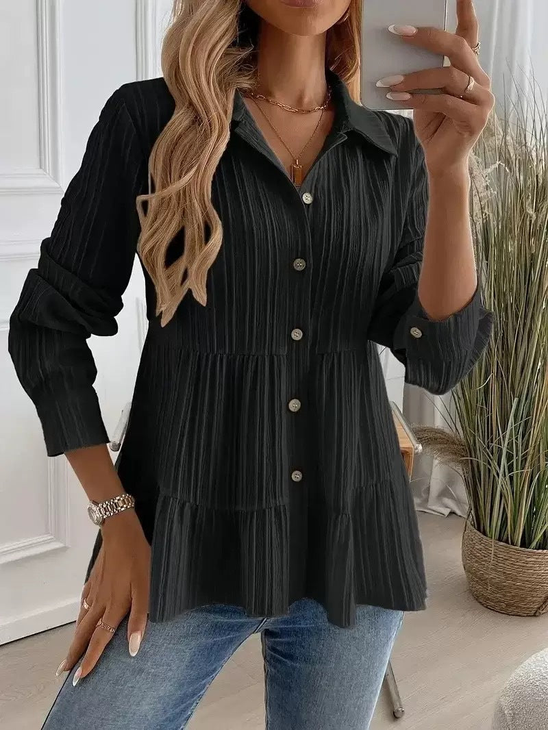 Women’s Casual Versatile Long Sleeve Shirt