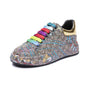 Women’s Trendy Rhinestone Platform Shoes – Fashionable Casual Sneakers