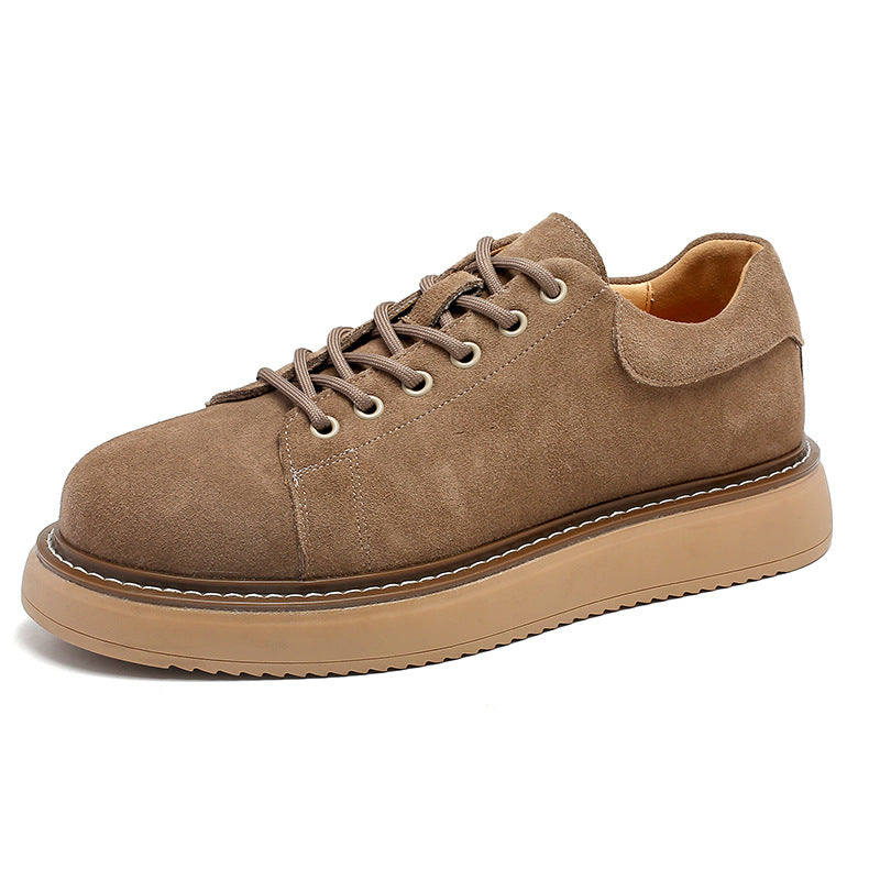 Women’s Suede Retro Workwear Shoes – Durable Casual Fashion Footwear