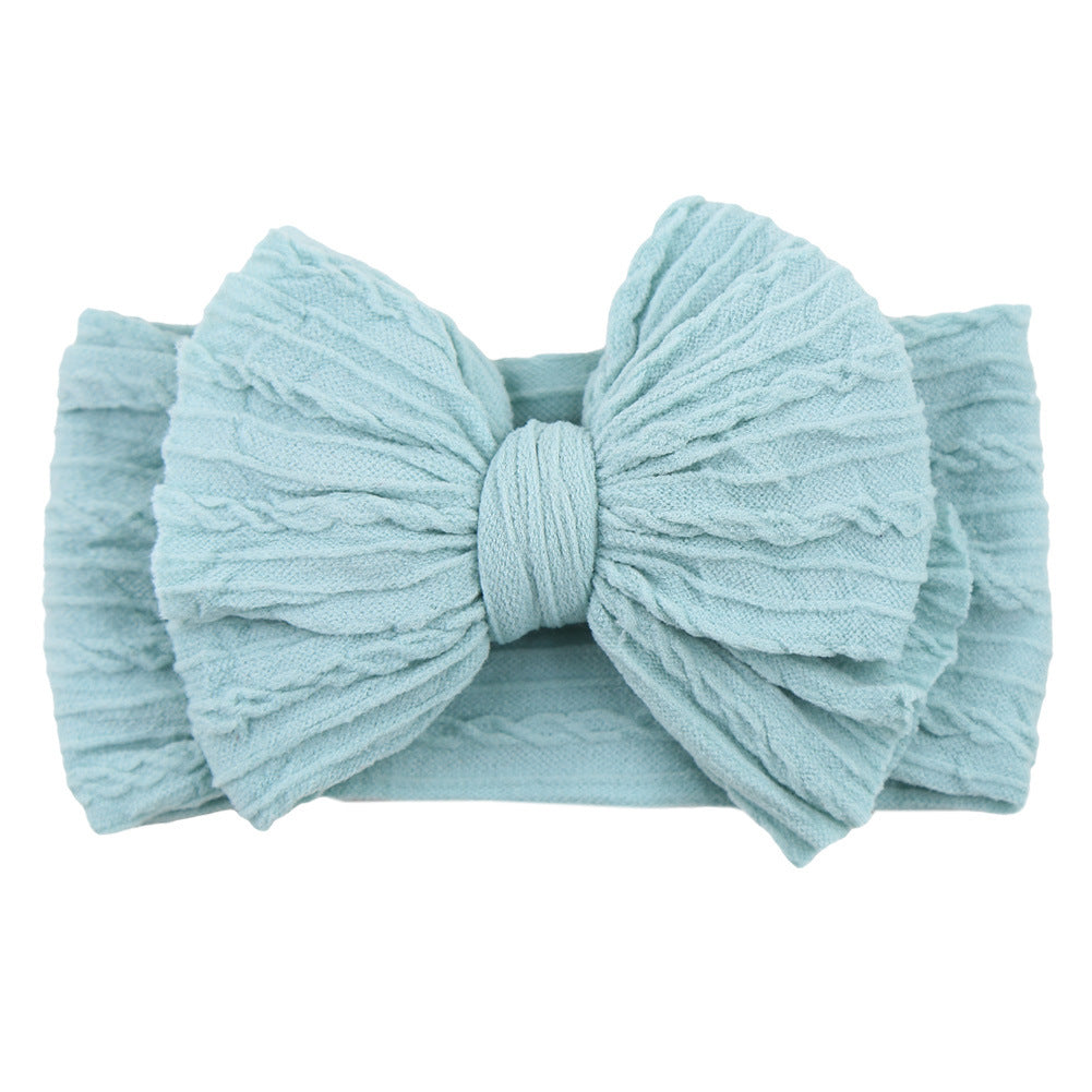 Handmade Baby Headbands – Soft Stretchy Nylon Hair Bands with Bows for Newborns and Toddlers