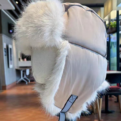 Men’s Thickened Long-Pile Lei Feng Hat – Warm Winter Ski Beanie