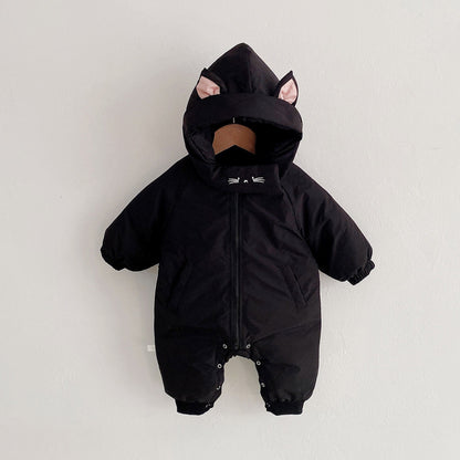 Baby Thick Winter Jumpsuit – Warm Infant Cold-Weather Outfit