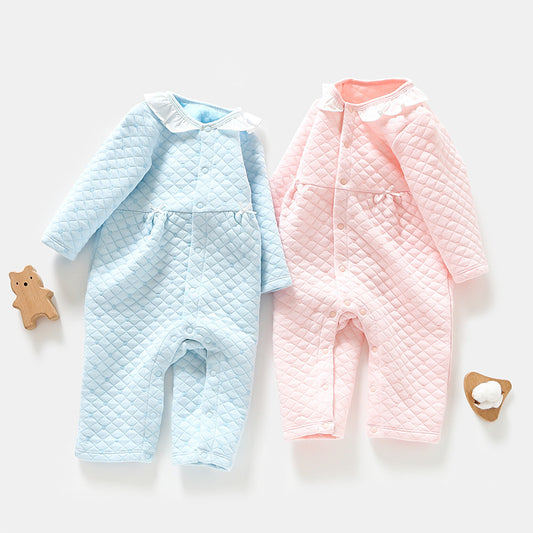 Baby Girl Korean Style Jumpsuit – Cute Romper for Infants