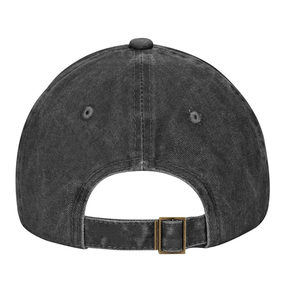 Men’s Black “The Garden Father” Baseball Cap – Funny Embroidered Adjustable Cotton Hat