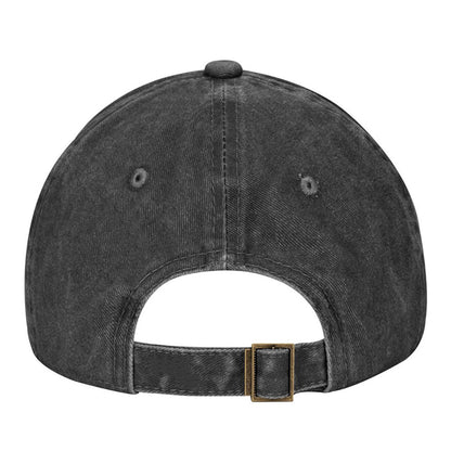 Men’s Black “The Garden Father” Baseball Cap – Funny Embroidered Adjustable Cotton Hat