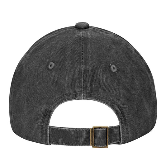 Men’s Black “The Garden Father” Baseball Cap – Funny Embroidered Adjustable Cotton Hat